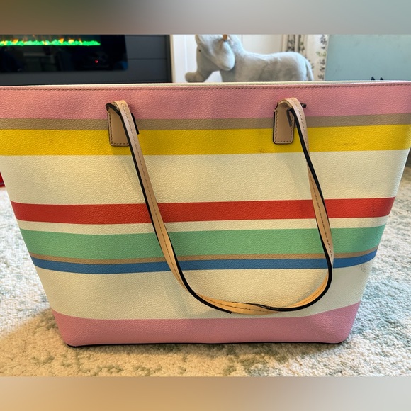 🌈 ♠️ VGUC Kate Spade purse with cute leather bow detail🖤🌈 - Picture 5 of 10
